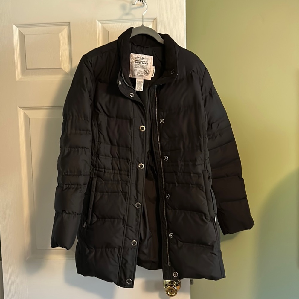 Eddie Bauer goose down coat.